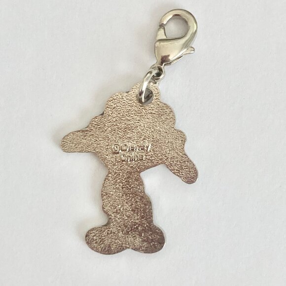 Vintage Disney Happy Smiling Mickey Mouse Clip On Charm Zipper Pull Bag Purse - Picture 4 of 7